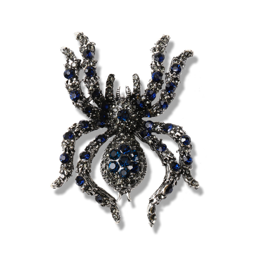 GamTelightpe Glänzende Ziron Spinne brosche Cartoon Brosche Abzeichen Kleidung Pin Halloween